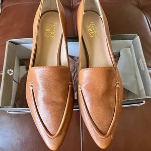 Franco Sarto Flat Loafer - Sz 9- Tan Leather upper